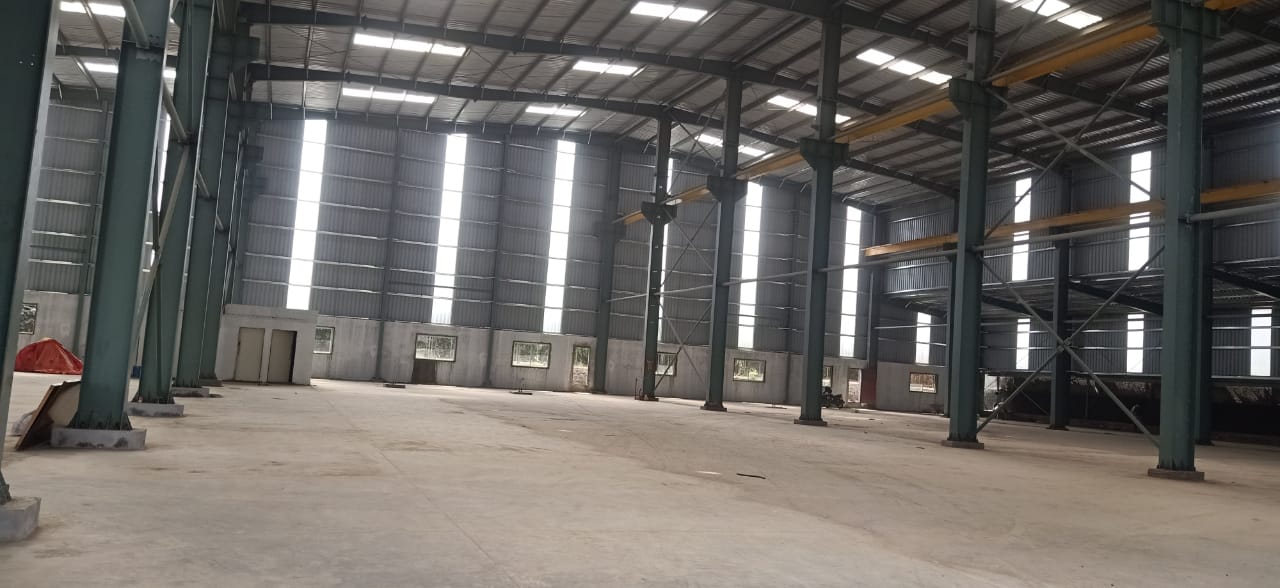 Warehouse, industrial sheds, manufacturing units available 